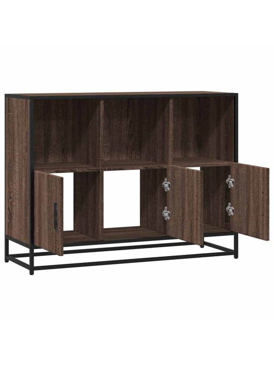 Senkki ruskea tammi 100x35x76 cm tekninen puu