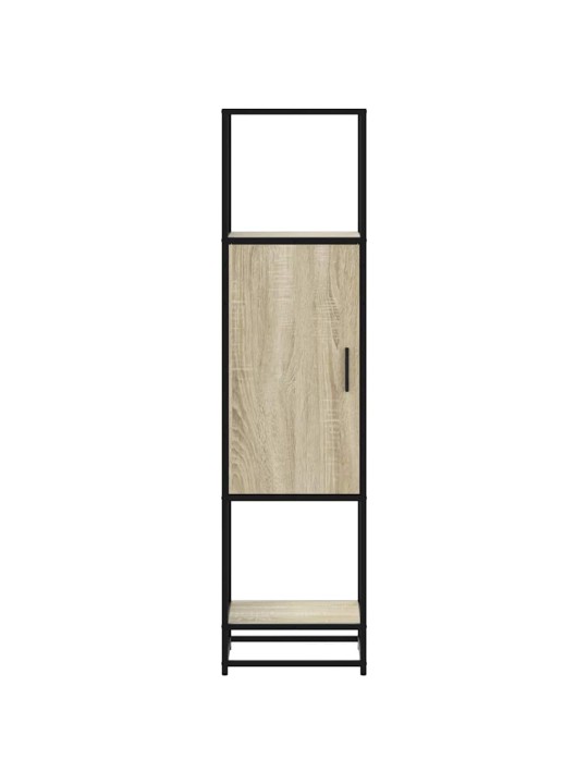 Korkeaboard sonoma tammi 35,5x35x139 cm suunniteltu puu metalli
