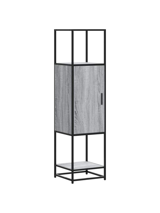 Highboard harmaa sonoma suunniteltu puu ja metalli