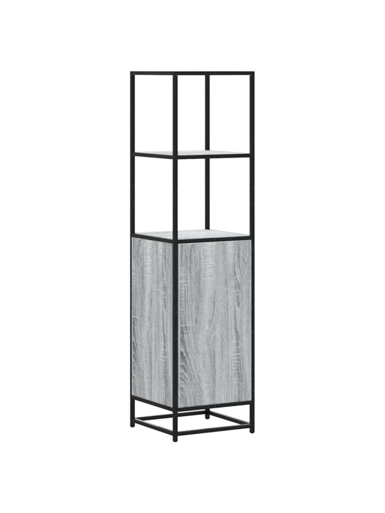 Highboard harmaa sonoma suunniteltu puu ja metalli