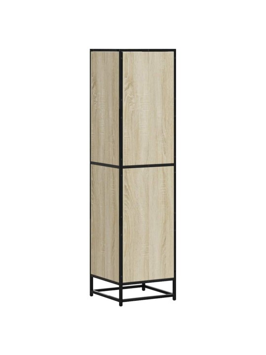 Korkeaboard sonoma tammi 35,5x35x139 cm suunniteltu puu metalli