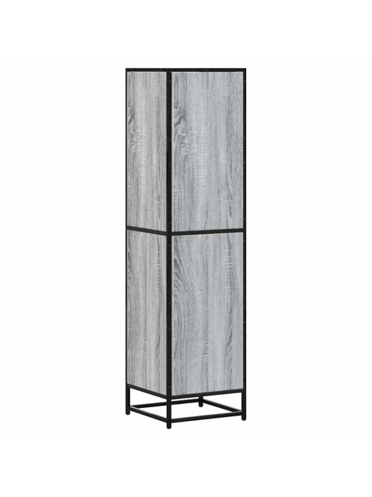 Highboard harmaa sonoma suunniteltu puu ja metalli