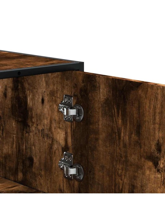 Highboard savustettu tammi suunniteltu puu ja metalli