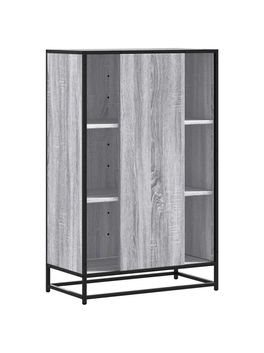 Highboard harmaa sonoma suunniteltu puu ja metalli