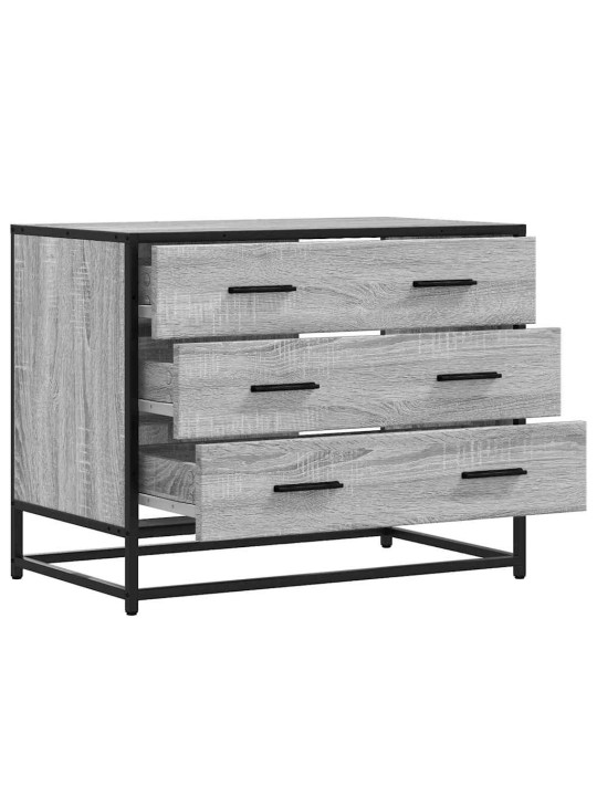 Laatikosto harmaa sonoma 70x41x56 cm tekninen puu