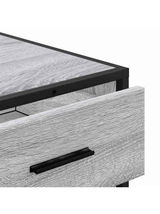 Laatikosto harmaa sonoma 70x41x56 cm tekninen puu