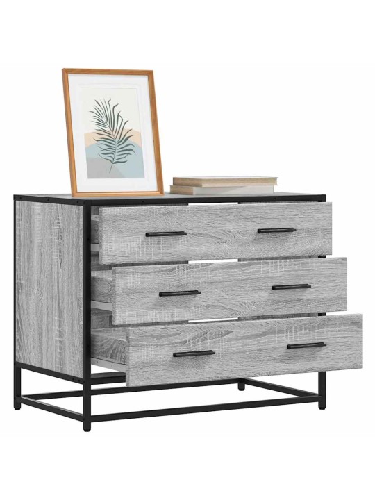 Laatikosto harmaa sonoma 70x41x56 cm tekninen puu