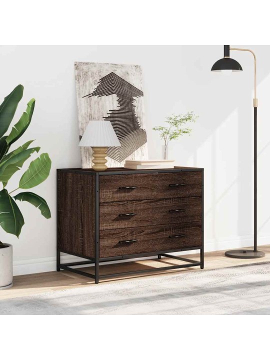 Laatikosto ruskea tammi 70x41x56 cm tekninen puu