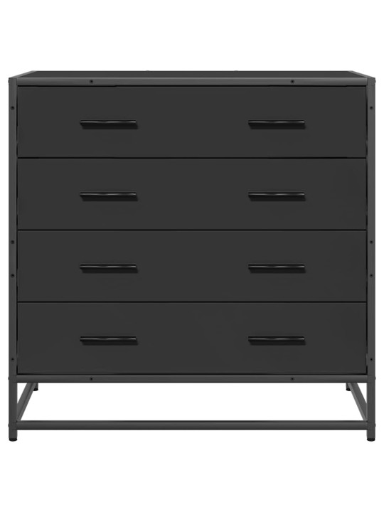 Laatikosto musta 70x41x70 cm tekninen puu
