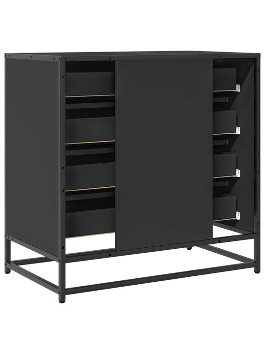 Laatikosto musta 70x41x70 cm tekninen puu