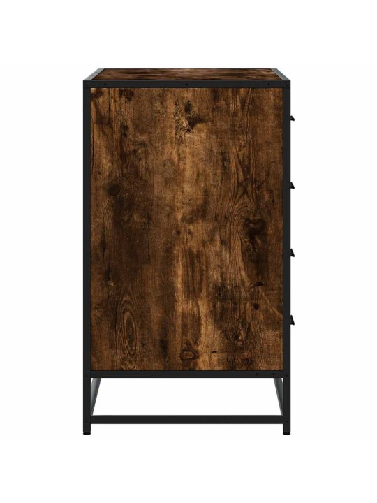 Laatikkokaappi savustettu tammi 70x41x70 cm engineered wood