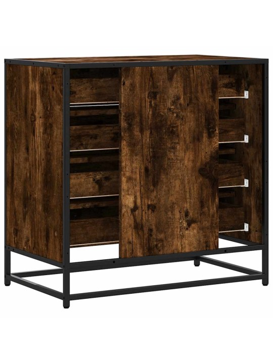 Laatikkokaappi savustettu tammi 70x41x70 cm engineered wood