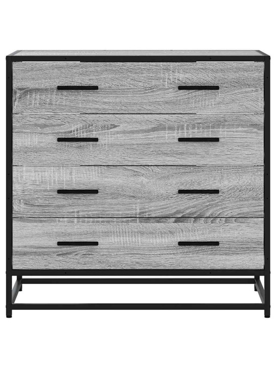 Laatikosto harmaa sonoma 70x41x70 cm tekninen puu