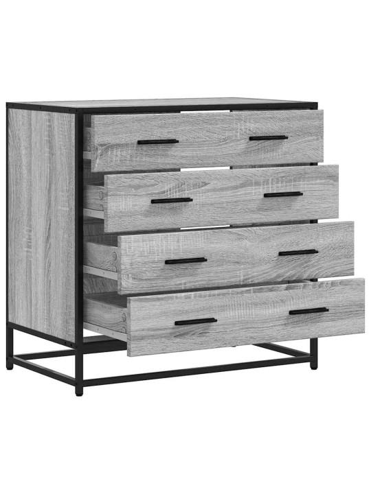 Laatikosto harmaa sonoma 70x41x70 cm tekninen puu