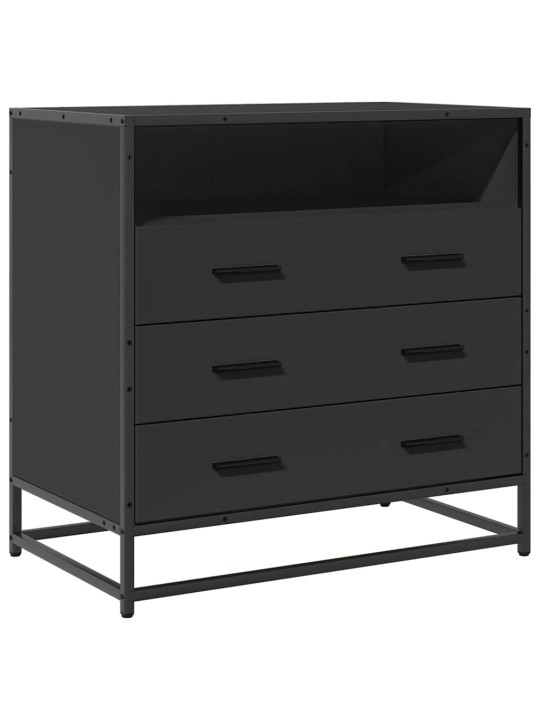Laatikosto musta 70x41x70 cm tekninen puu