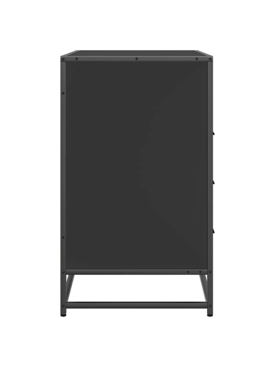 Laatikosto musta 70x41x70 cm tekninen puu