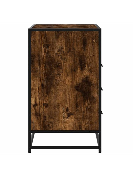 Laatikkokaappi savustettu tammi 70x41x70 cm engineered wood