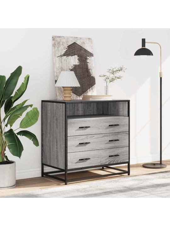 Laatikosto harmaa sonoma 70x41x70 cm tekninen puu