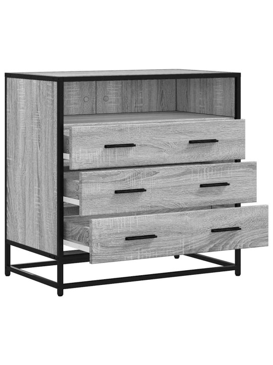 Laatikosto harmaa sonoma 70x41x70 cm tekninen puu