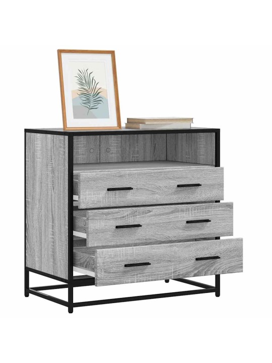 Laatikosto harmaa sonoma 70x41x70 cm tekninen puu