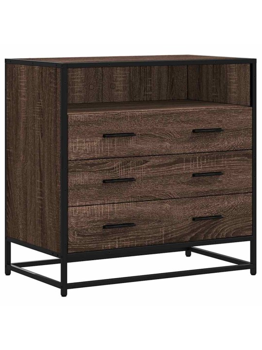 Laatikosto ruskea tammi 70x41x70 cm tekninen puu
