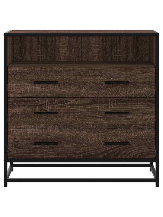 Laatikosto ruskea tammi 70x41x70 cm tekninen puu