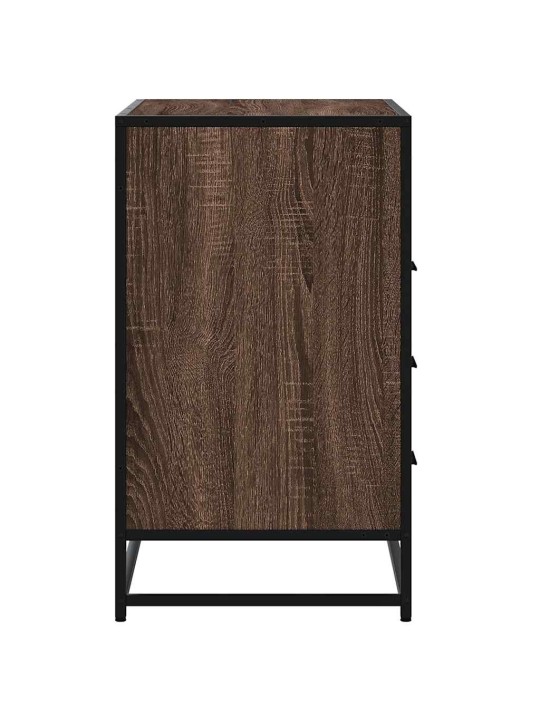 Laatikosto ruskea tammi 70x41x70 cm tekninen puu