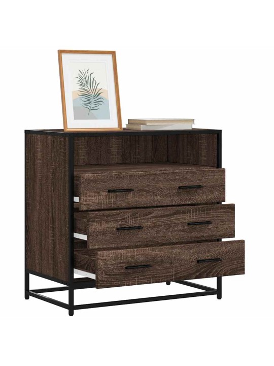 Laatikosto ruskea tammi 70x41x70 cm tekninen puu