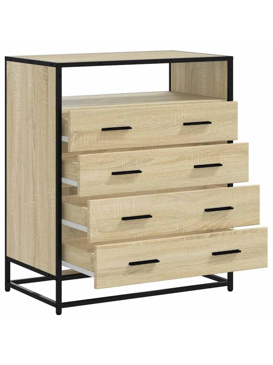 Laatikosto sonoma-tammi 70x41x83,5 cm tekninen puu