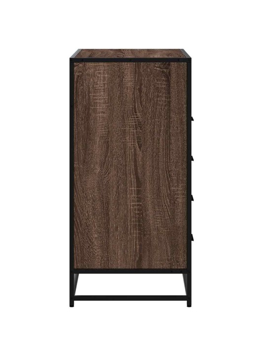 Laatikosto ruskea tammi 70x41x83,5 cm tekninen puu