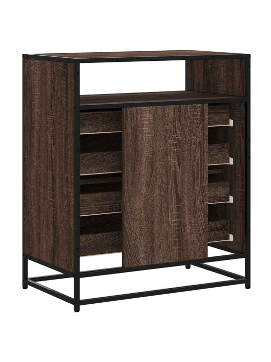 Laatikosto ruskea tammi 70x41x83,5 cm tekninen puu