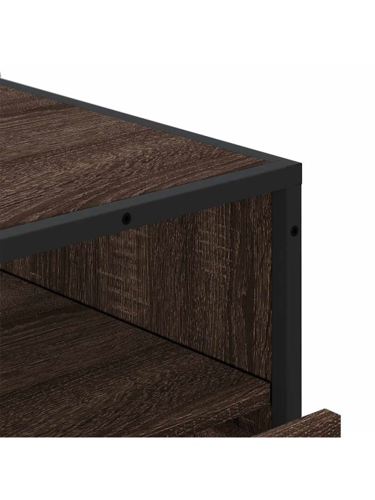 Laatikosto ruskea tammi 70x41x83,5 cm tekninen puu