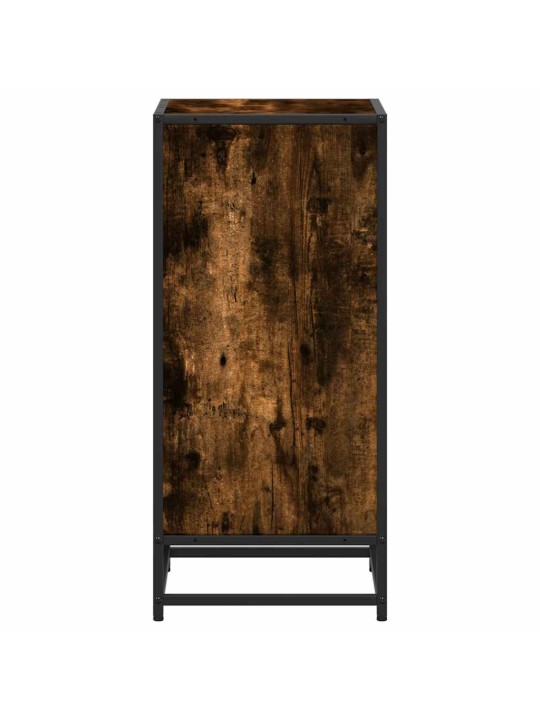 Kirjakaappi savustettu tammi 40x35x76 cm engineered wood