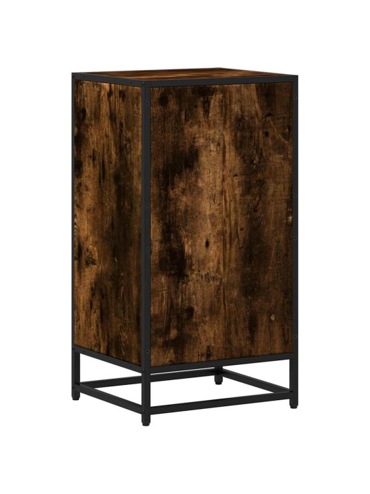 Kirjakaappi savustettu tammi 40x35x76 cm engineered wood