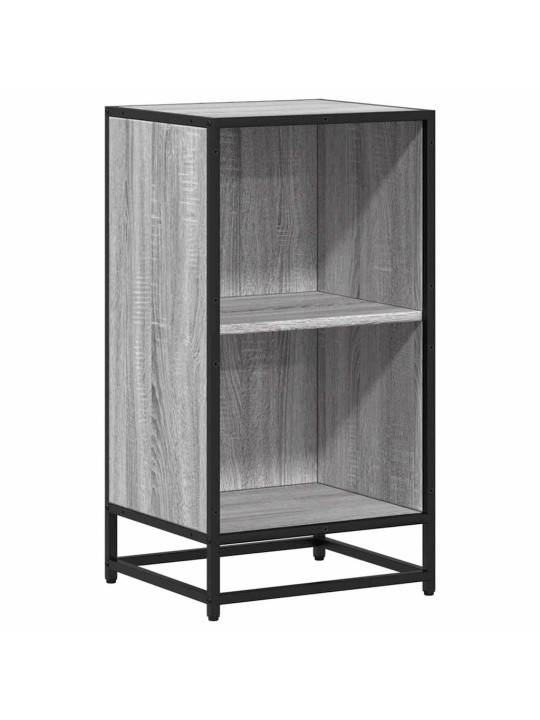 Kirjakaappi harmaa sonoma 40x35x76 cm engineered wood