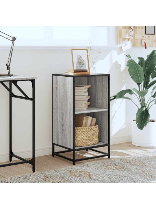Kirjakaappi harmaa sonoma 40x35x76 cm engineered wood