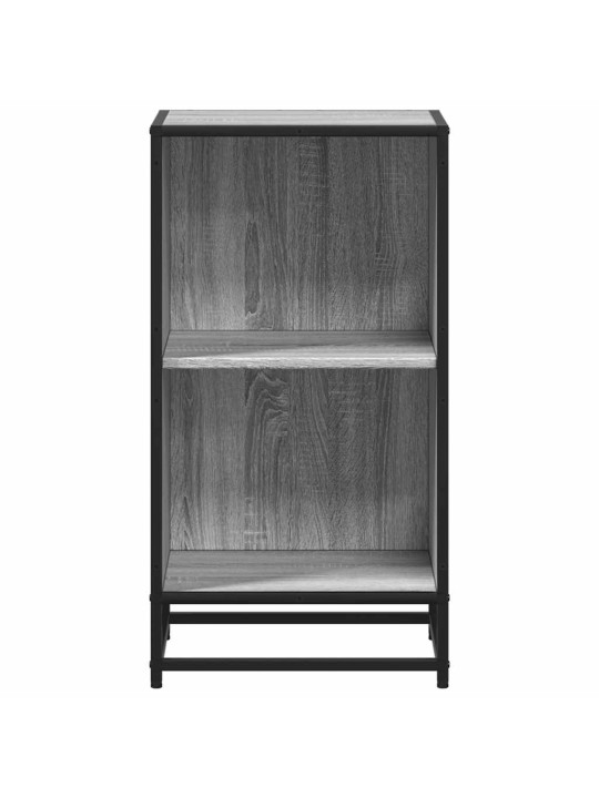 Kirjakaappi harmaa sonoma 40x35x76 cm engineered wood