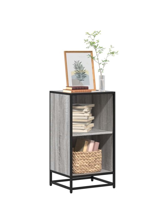 Kirjakaappi harmaa sonoma 40x35x76 cm engineered wood