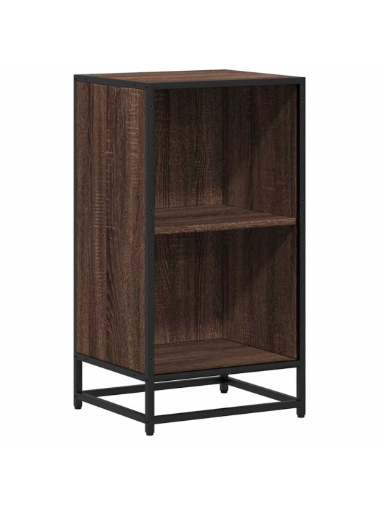 Kirjahylly ruskea tammi 80,5x35x76 cm tekninen puu