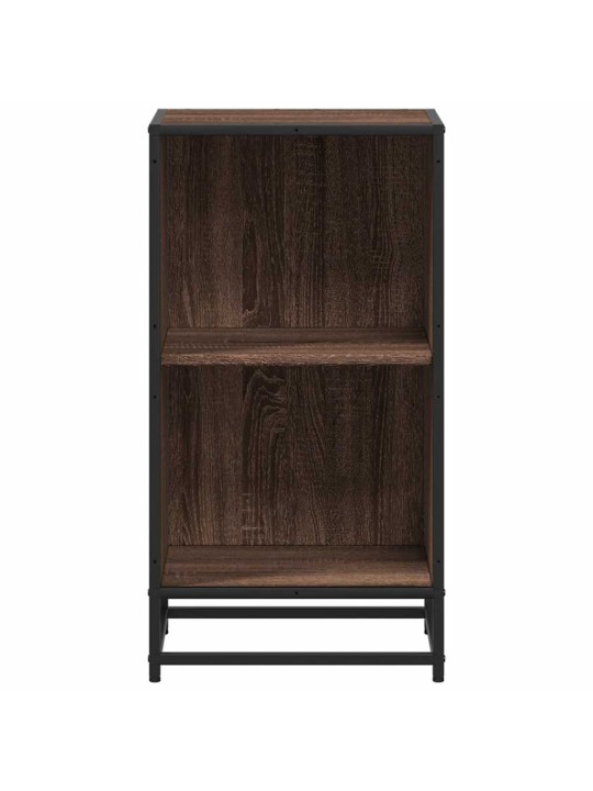 Kirjahylly ruskea tammi 80,5x35x76 cm tekninen puu