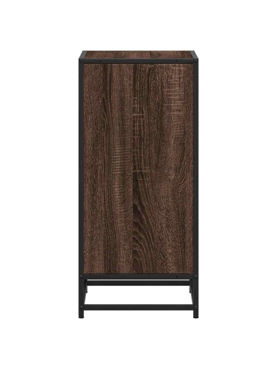 Kirjahylly ruskea tammi 80,5x35x76 cm tekninen puu