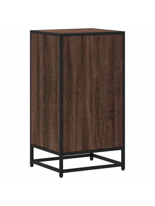 Kirjahylly ruskea tammi 80,5x35x76 cm tekninen puu