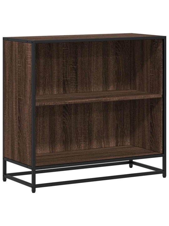 Kirjakaappi savustettu tammi 60x35x76 cm engineered wood