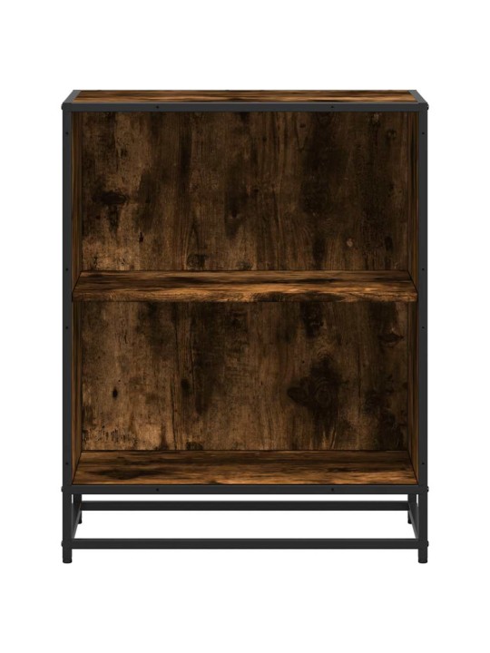 Kirjakaappi savustettu tammi 60x35x76 cm engineered wood