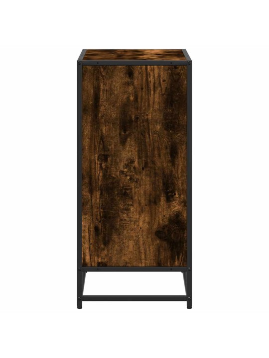 Kirjakaappi savustettu tammi 60x35x76 cm engineered wood