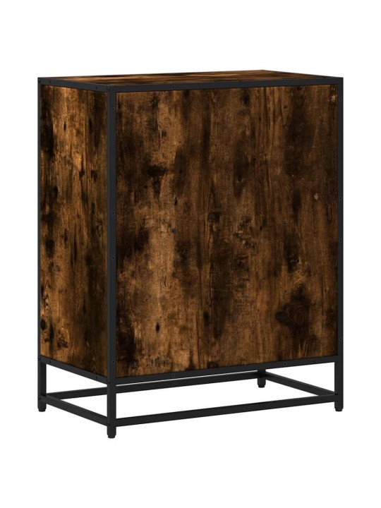 Kirjakaappi savustettu tammi 60x35x76 cm engineered wood