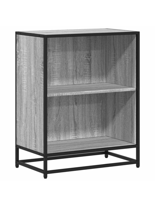 Kirjakaappi harmaa sonoma 60x35x76 cm engineered wood