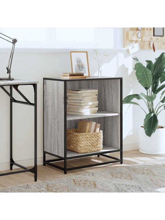 Kirjakaappi harmaa sonoma 60x35x76 cm engineered wood