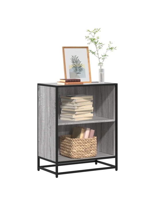 Kirjakaappi harmaa sonoma 60x35x76 cm engineered wood