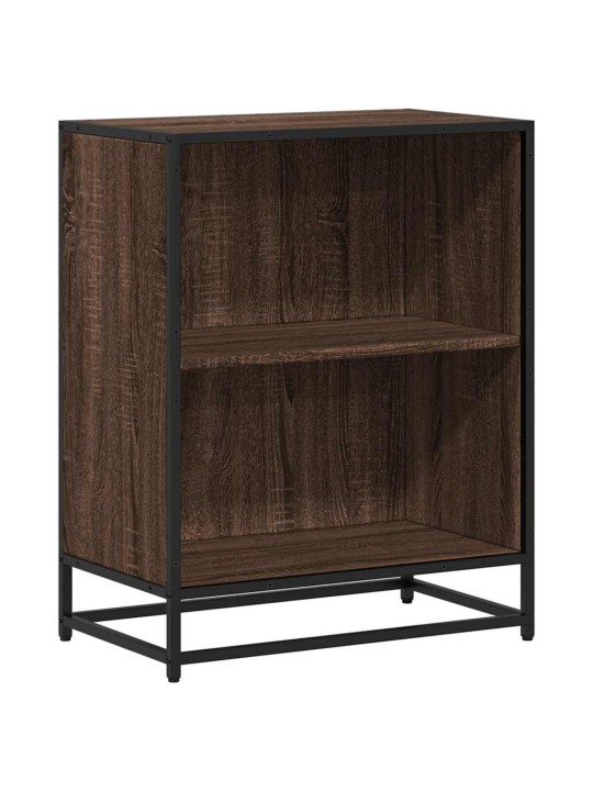 Kirjakaappi ruskea tammi 60x35x76 cm engineered wood